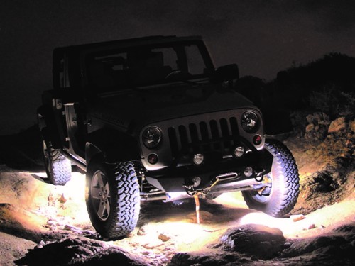 Rock Light under Jeep
