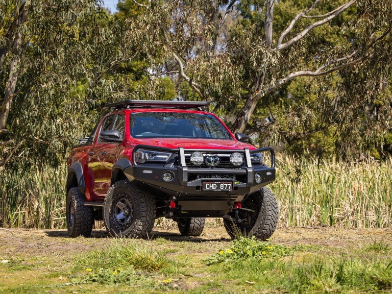 WebReady Deluxe Bull Bar to suit Toyota Hilux Rogue