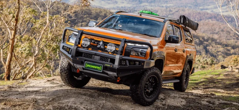 Mitsubishi MV Triton with Ironma 4x4's Apex Bull Bar Mitsubishi MV Triton with Ironma 4x4's Apex Bull Bar